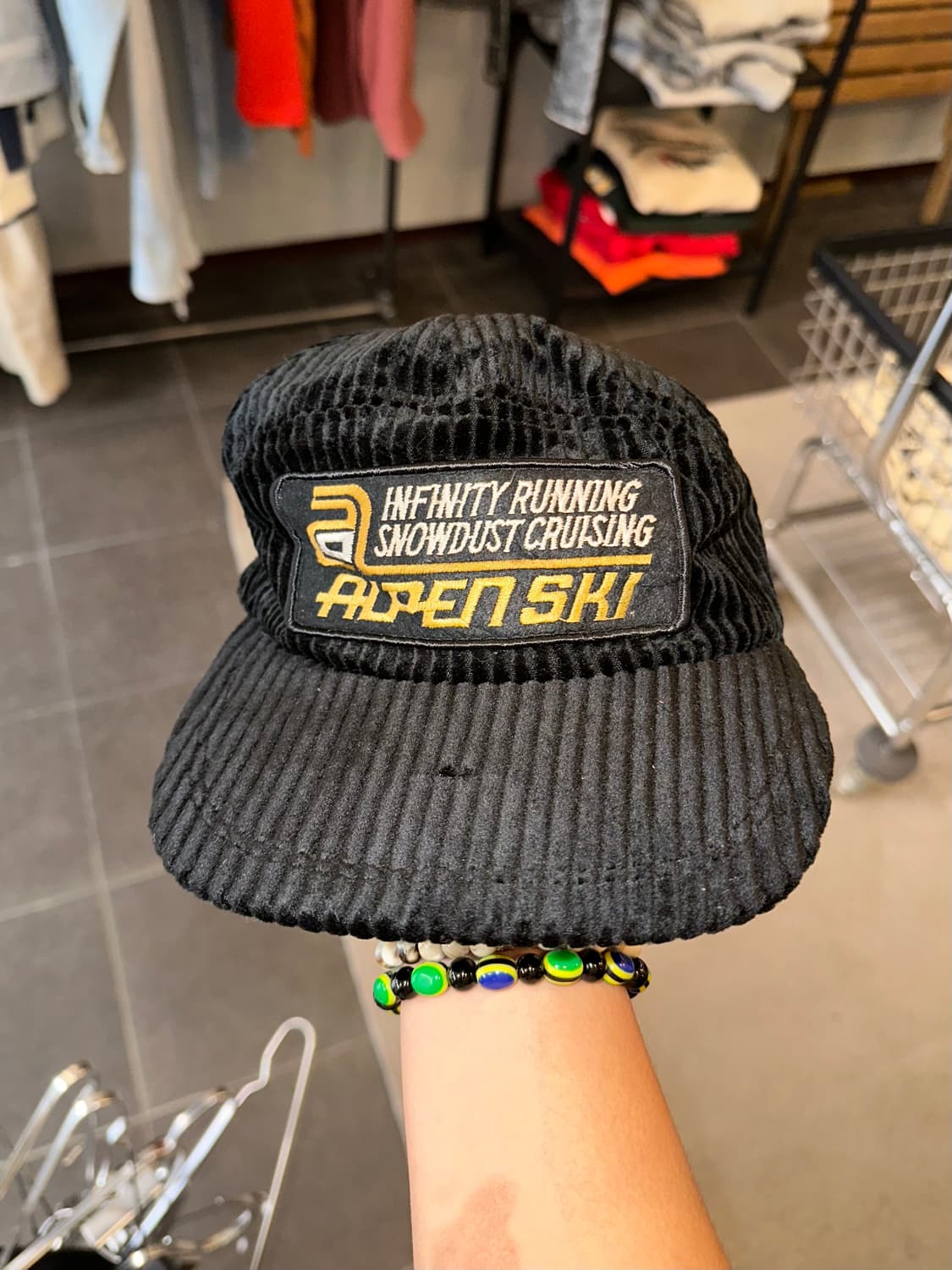 90’s Alpen Ski corduroy trucker cap 상품이미지3