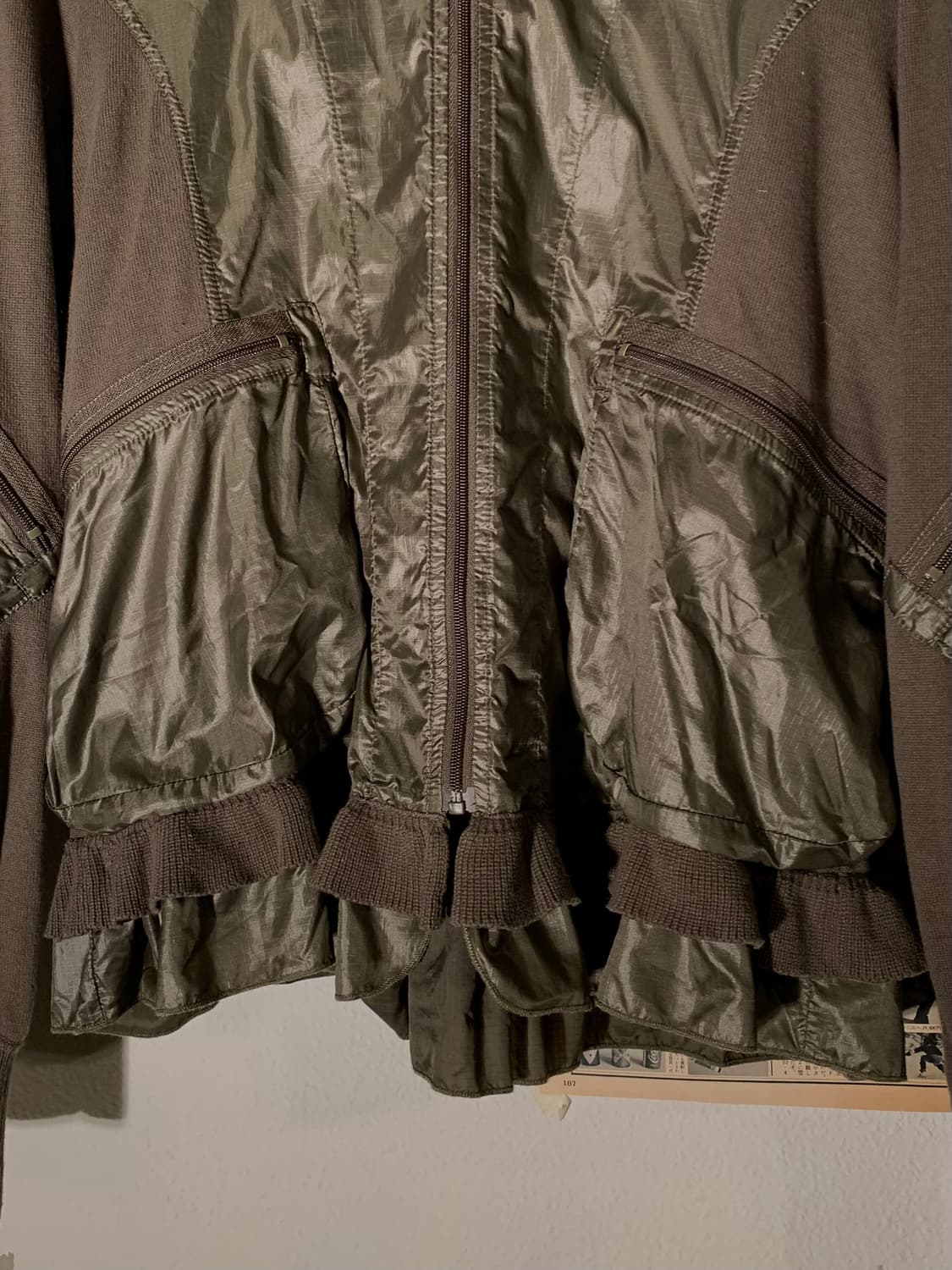 히스테릭글래머 프릴 레이스 ma 1 자켓 상품이미지5