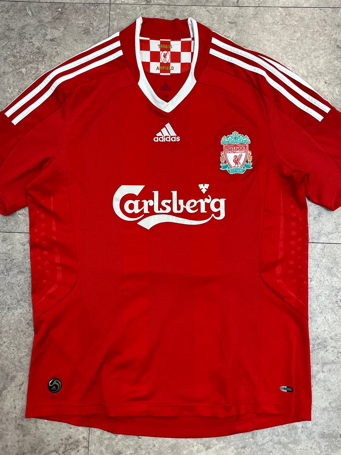 아디다스 리버풀 08-10 유니폼 져지 레드 100 #csz2694 상품이미지4