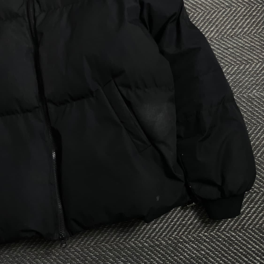 무드인사이드 미니멀 푸퍼 패딩 점퍼 블랙o 4337 상품이미지2