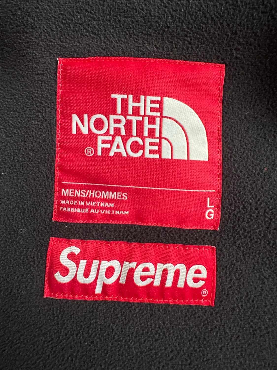 슈프림x노스페이스 s로고 플리스 L사이즈 상품이미지2