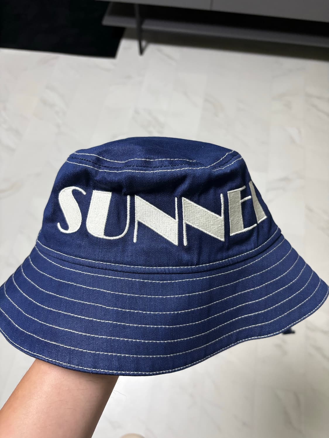 써네이 데님 버킷햇 새상품 상품이미지2