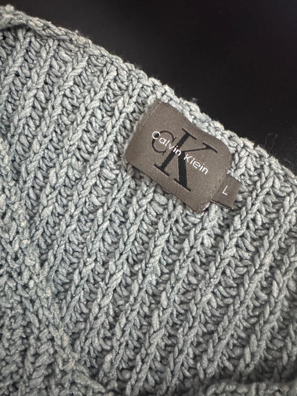 일본판 캘빈클라인 미니멀 니트 L 상품이미지3