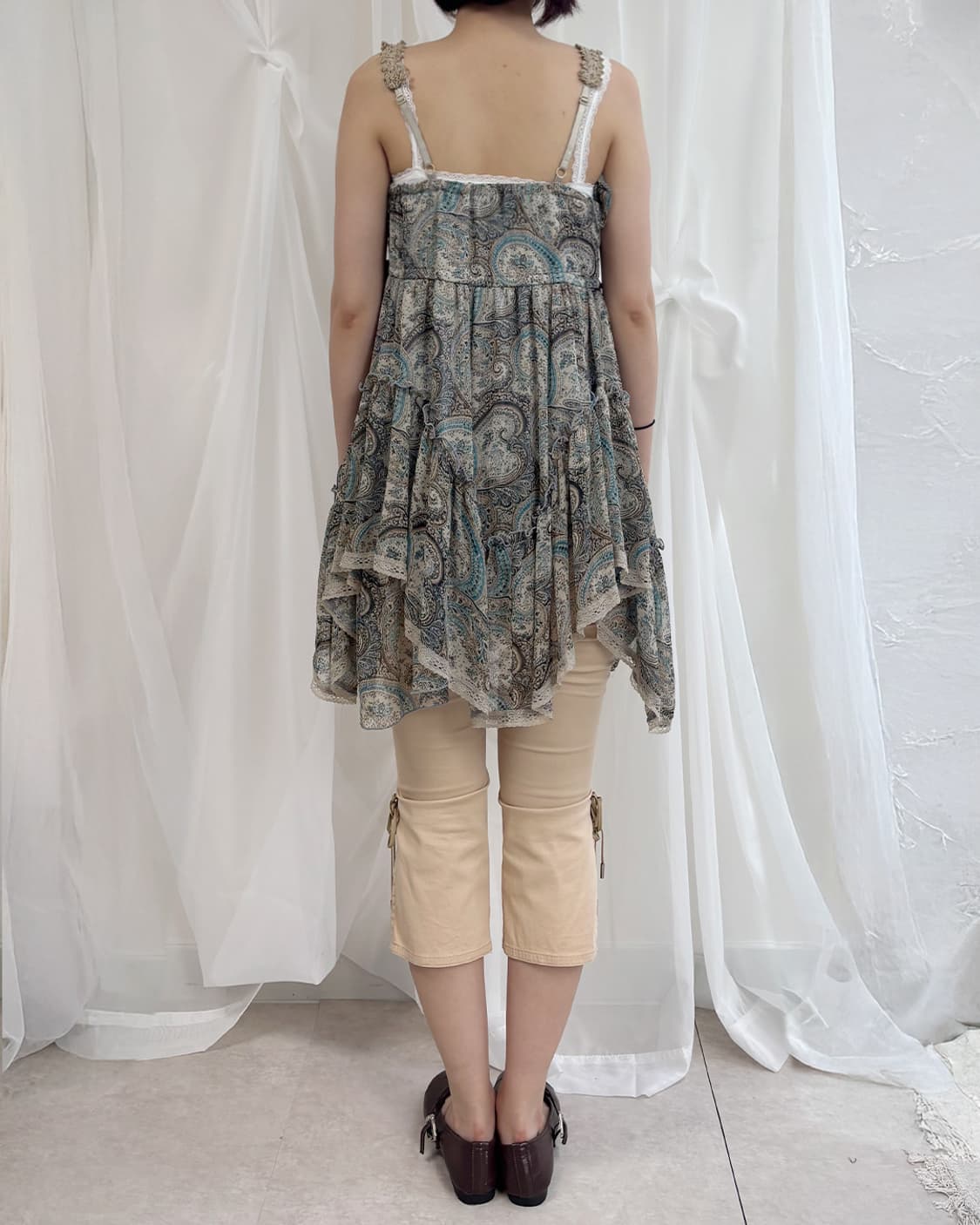 axes femme forest ethnic sleeveless ops 상품이미지3