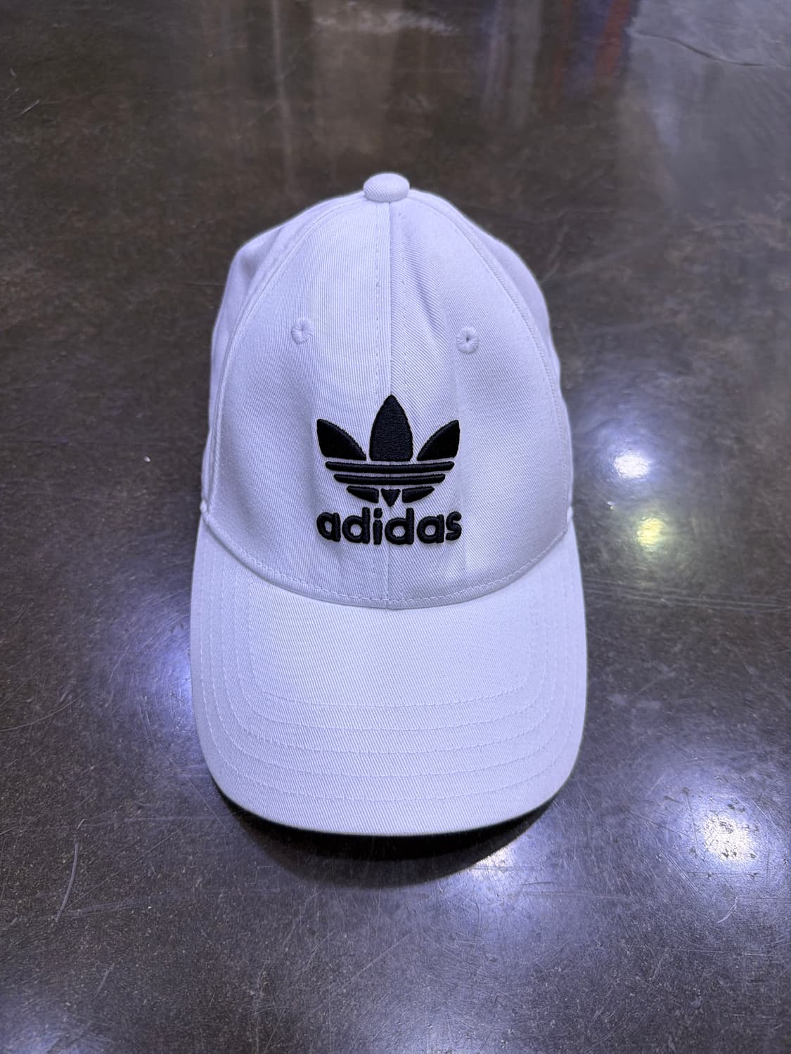 아디다스 오리지널 트레포일 자수 볼캡 화이트 상품이미지2