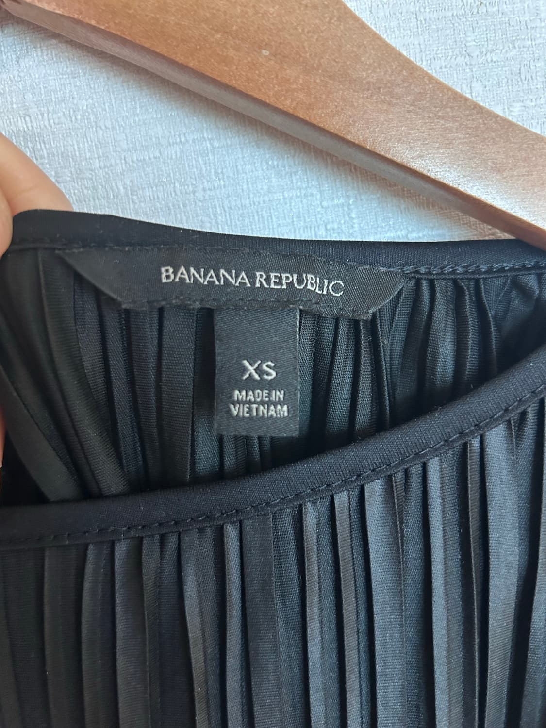 바나나리퍼블릭 블랙 플리츠 드레스 상품이미지3