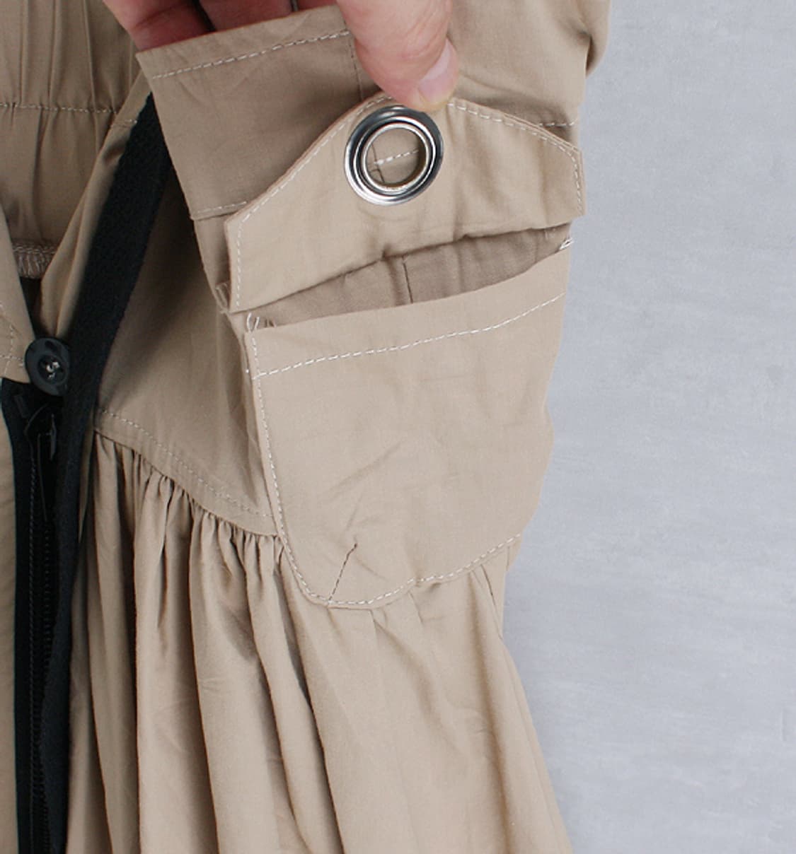 blanco. _ ovarall front zip ops_S4403 상품이미지5