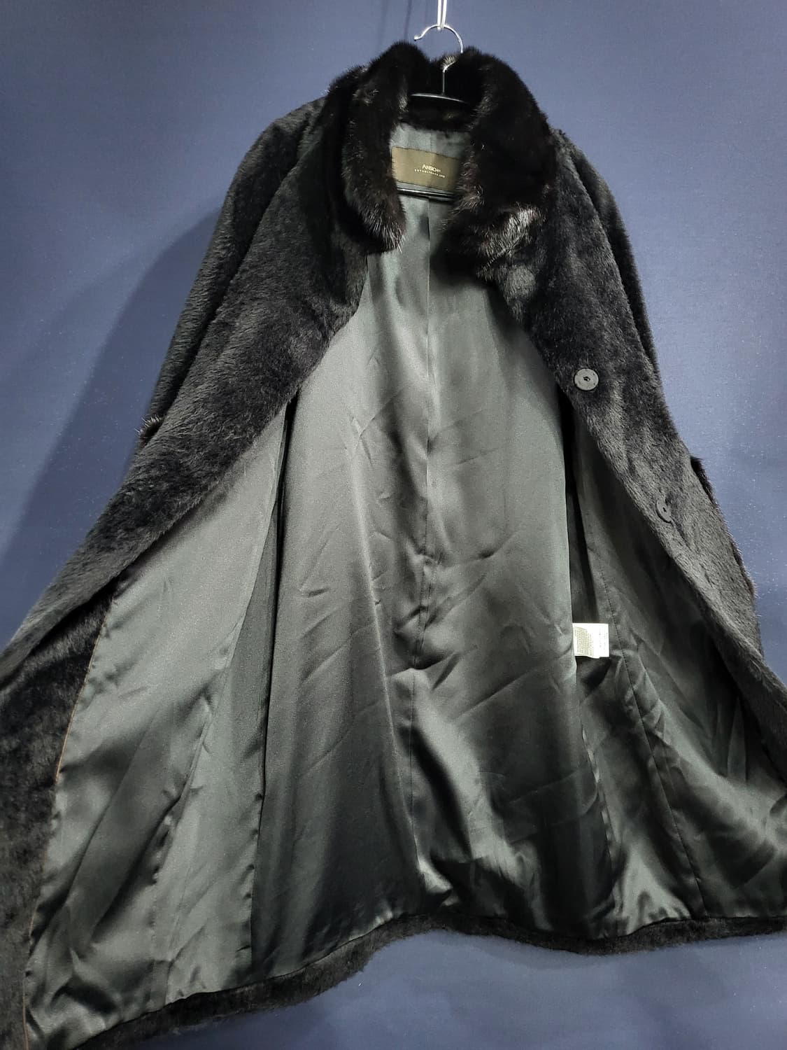 안지크 밍크카라 수리알파카 코트 상품이미지5