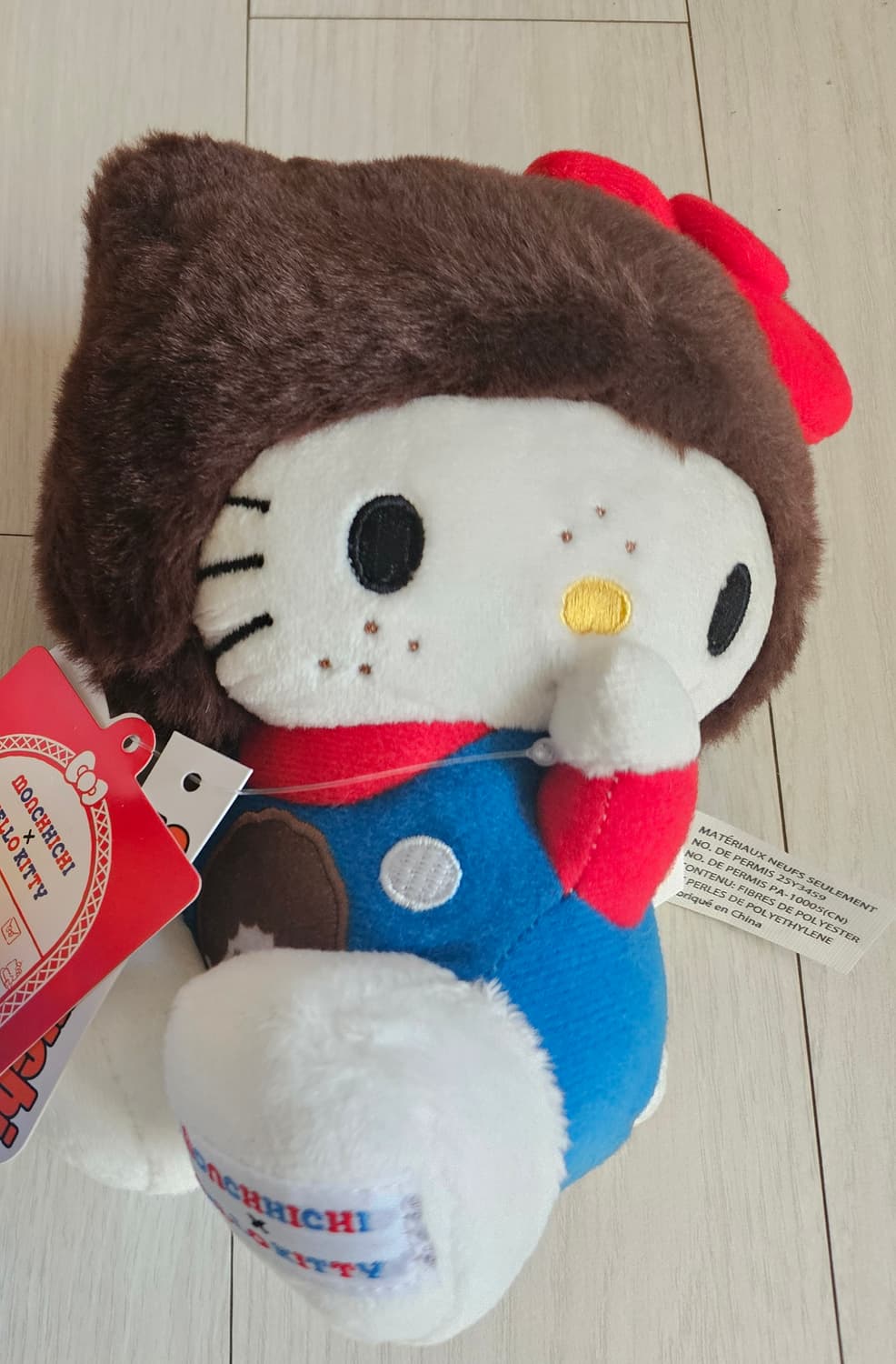 (새상품) 몬치치 헬로키티 콜라보 인형  미개봉 상품이미지2