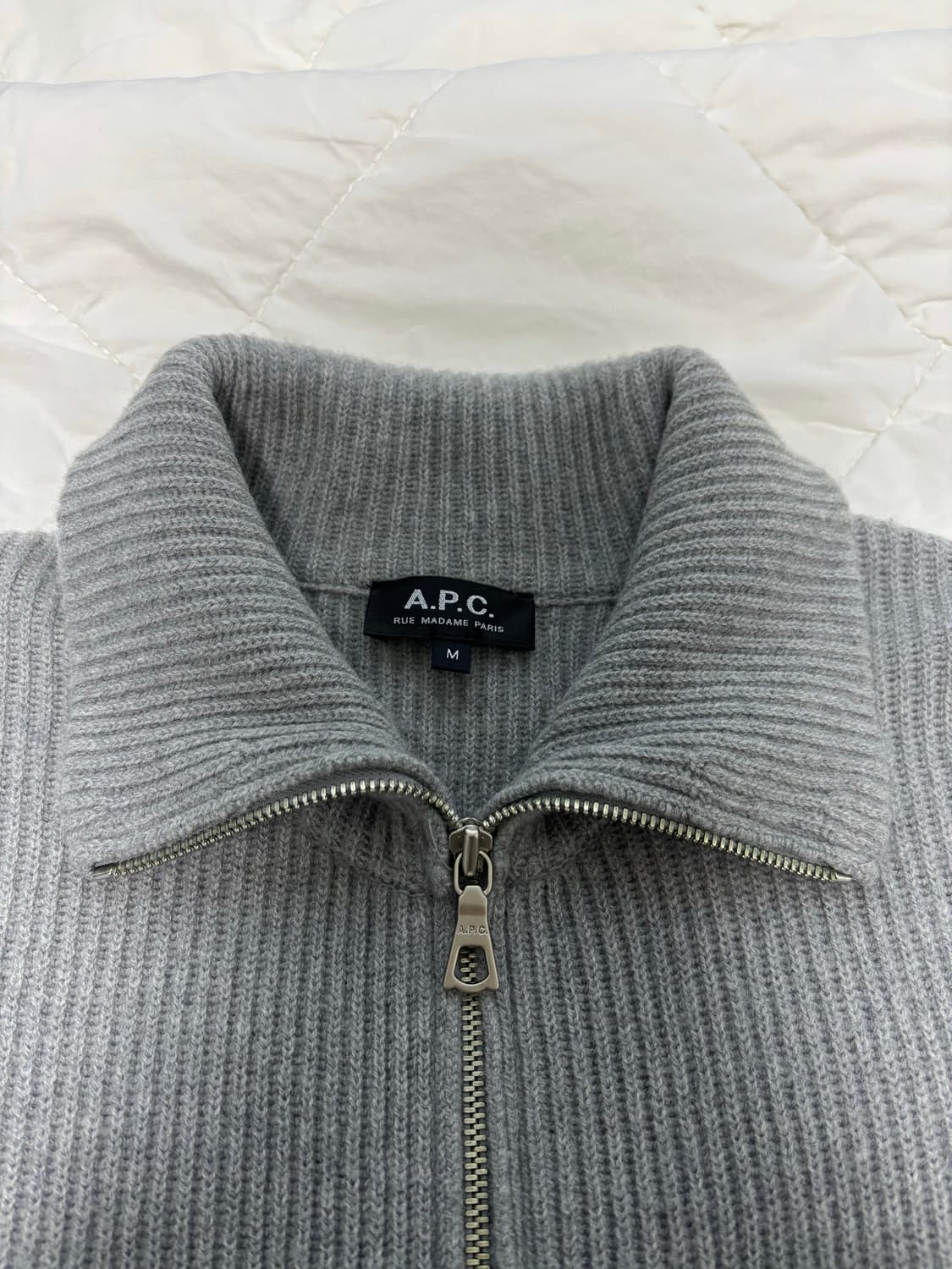 아페쎄 니트 집업 가디건 상품이미지3