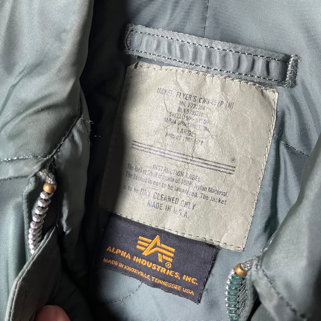 [Alpha] 00's USA 알파인더스트리 CWU-45 상품이미지5