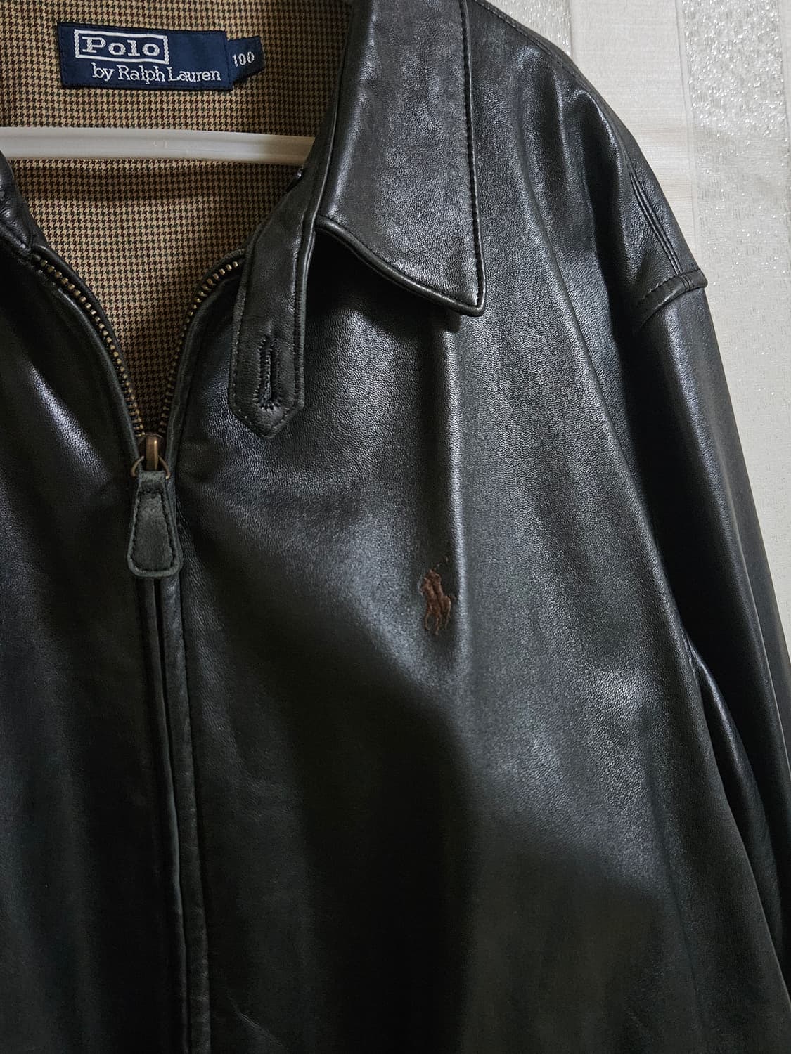 폴로양가죽자켓 상품이미지2