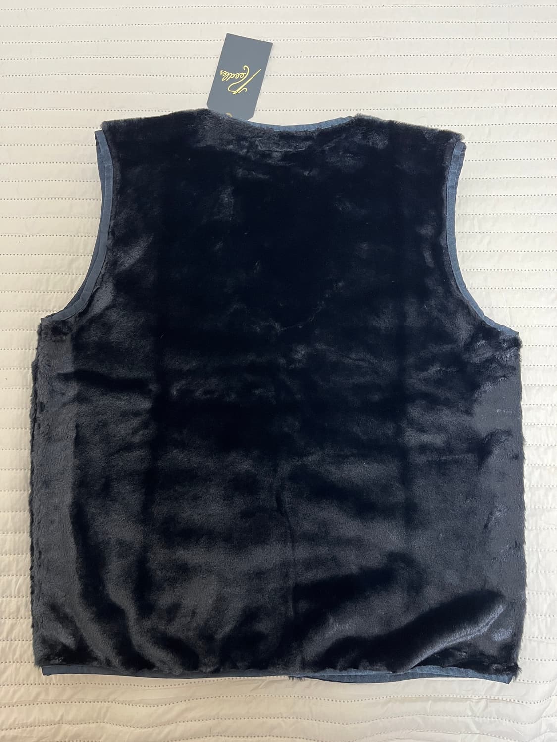 [L] needles 니들스 w.u 파이핑 폭스 퍼 플리스 베스트 상품이미지6