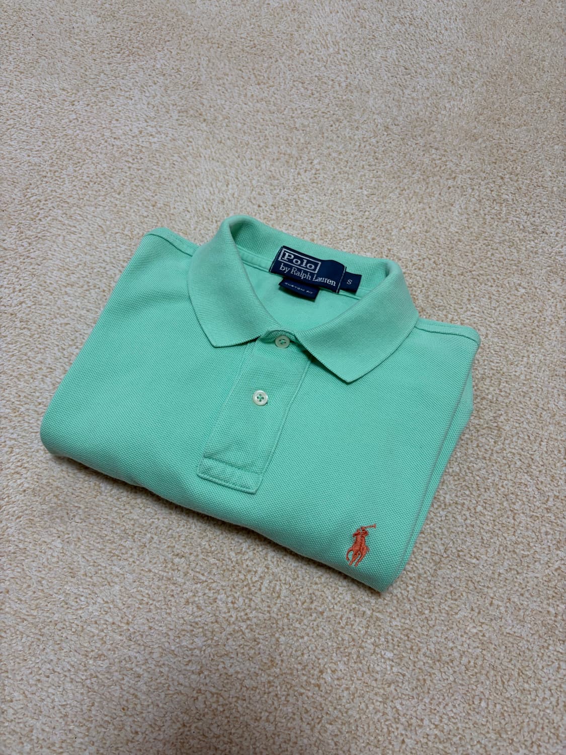 S) 폴로 랄프로렌 반팔 카라티 pk티 민트 상품이미지1