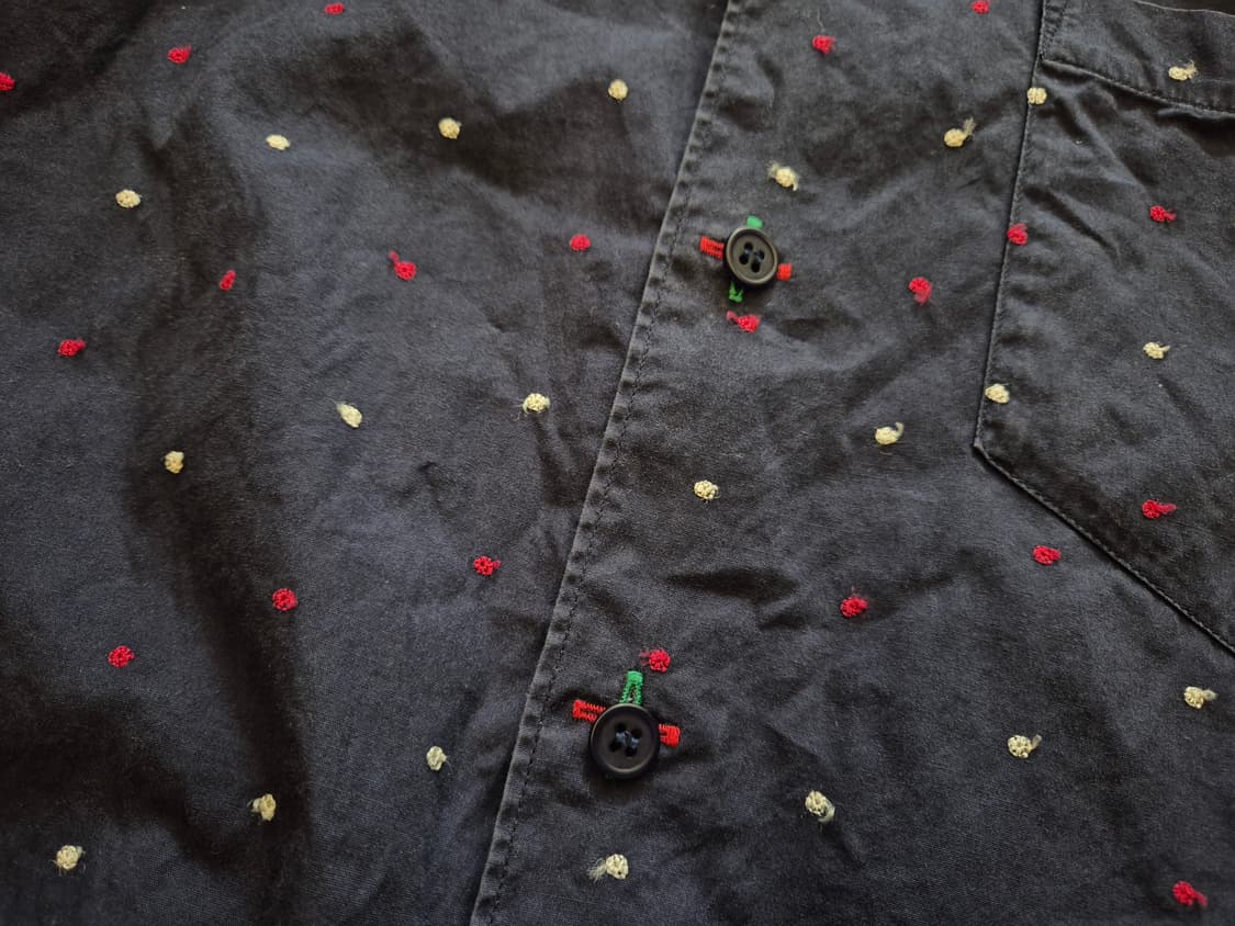 00s 이세이미야케 도트 패턴 셔츠 상품이미지3