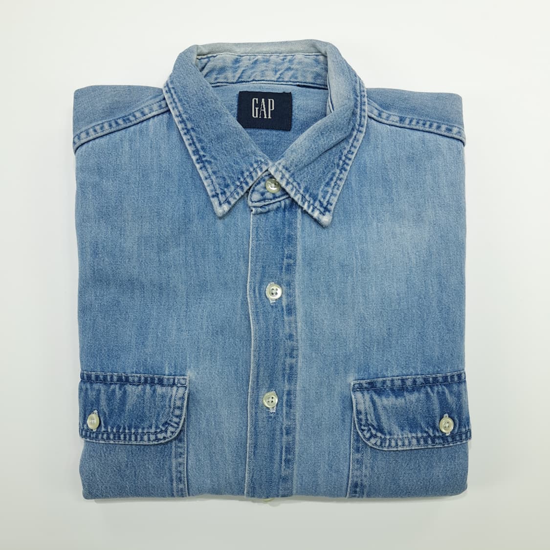 CN776 XL GAP 갭 데님 긴팔 셔츠 상품이미지8