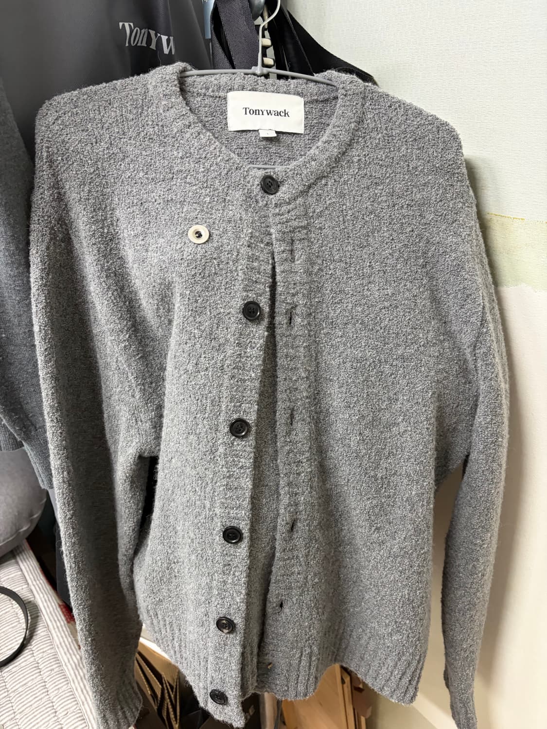 토니웩 알파카 가디건 L사이즈 판매합니다 상품이미지2