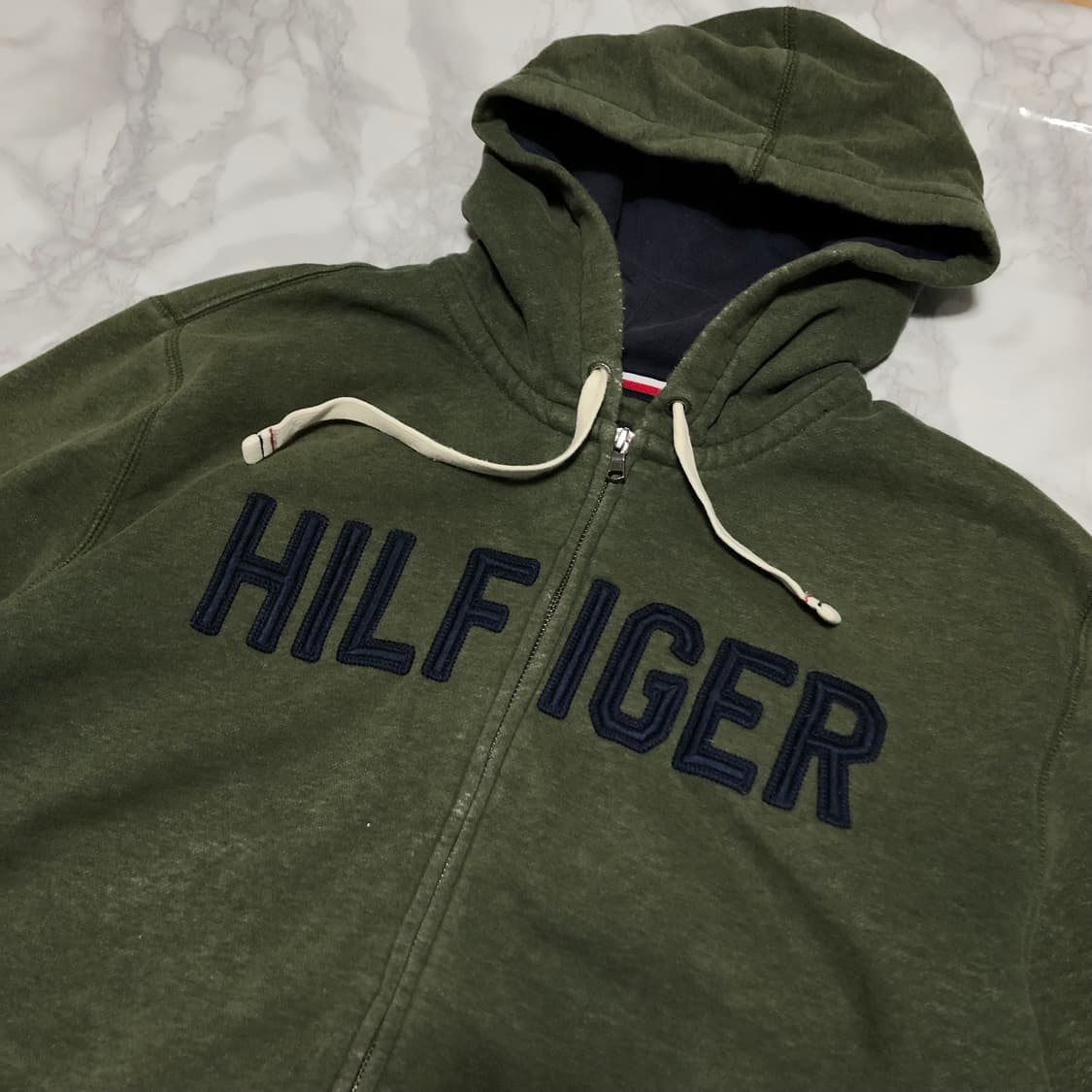 타미힐피거 후드집업 자켓 딥카키 상품이미지3