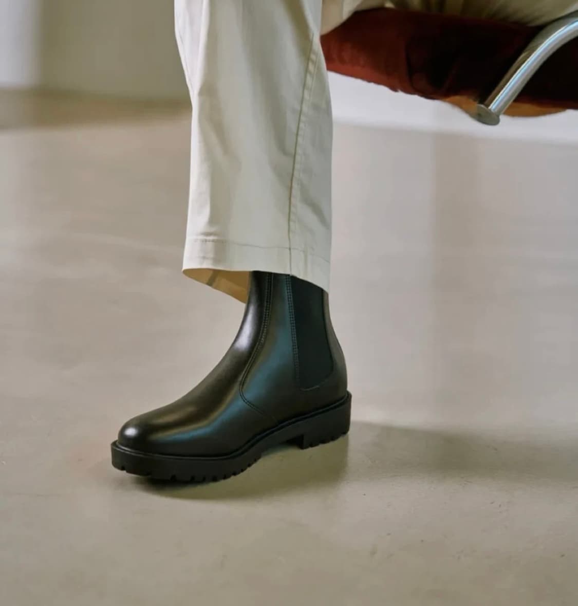 [커스텀에이드] 소가죽 코만도 첼시부츠 상품이미지4