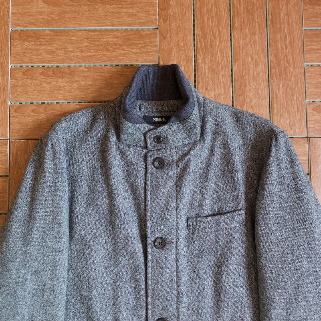 Niblick wool stand collar blazer jacket 상품이미지3