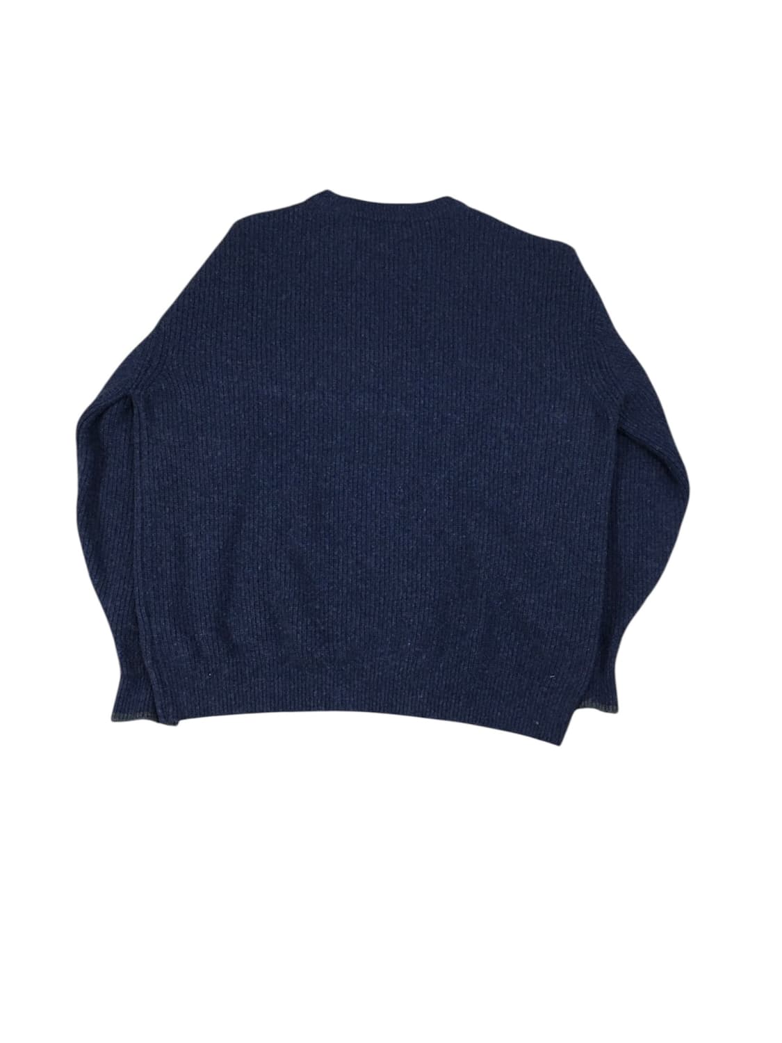 프리즘웍스 패치 니트 네이비 상품이미지2