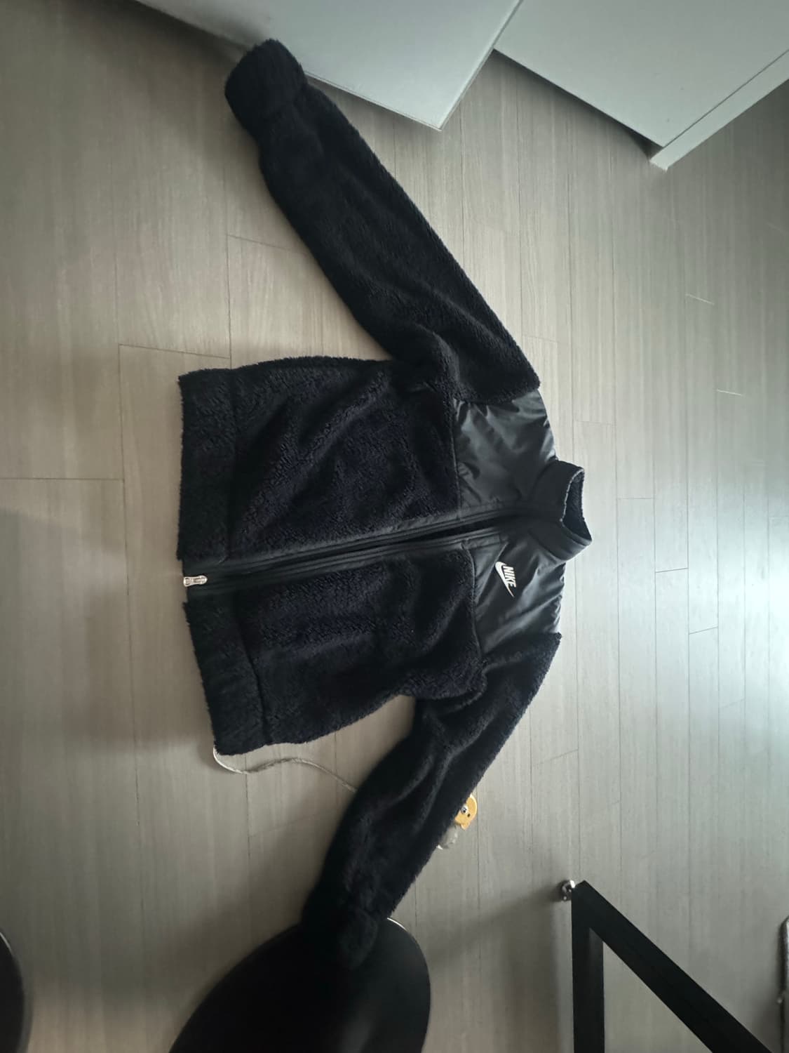 나이키 플리스 자켓 M 검정 상품이미지2