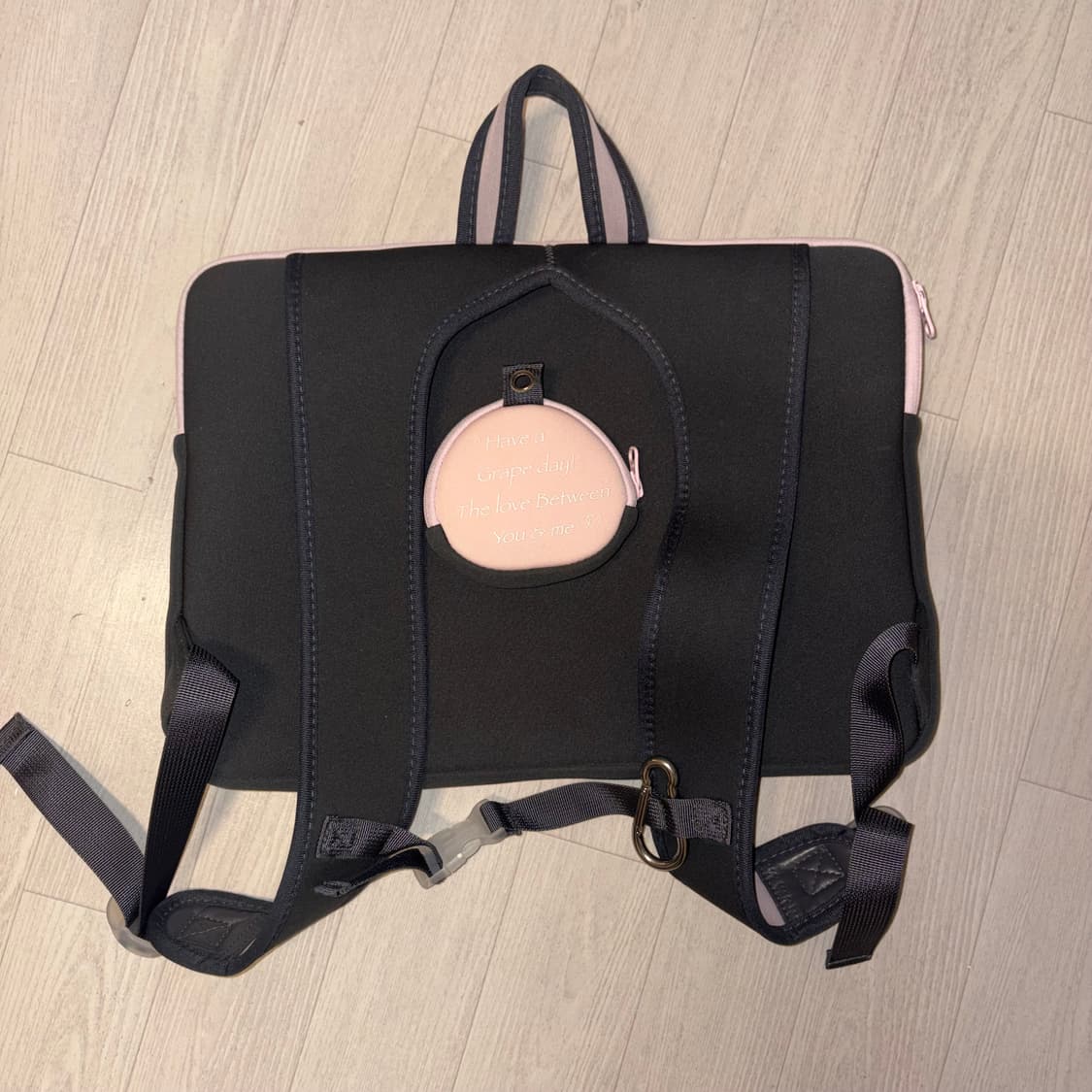 GRAPE - 그레이프 LAPTOPBAG+COINPOUCH 핑크그레이 상품이미지5