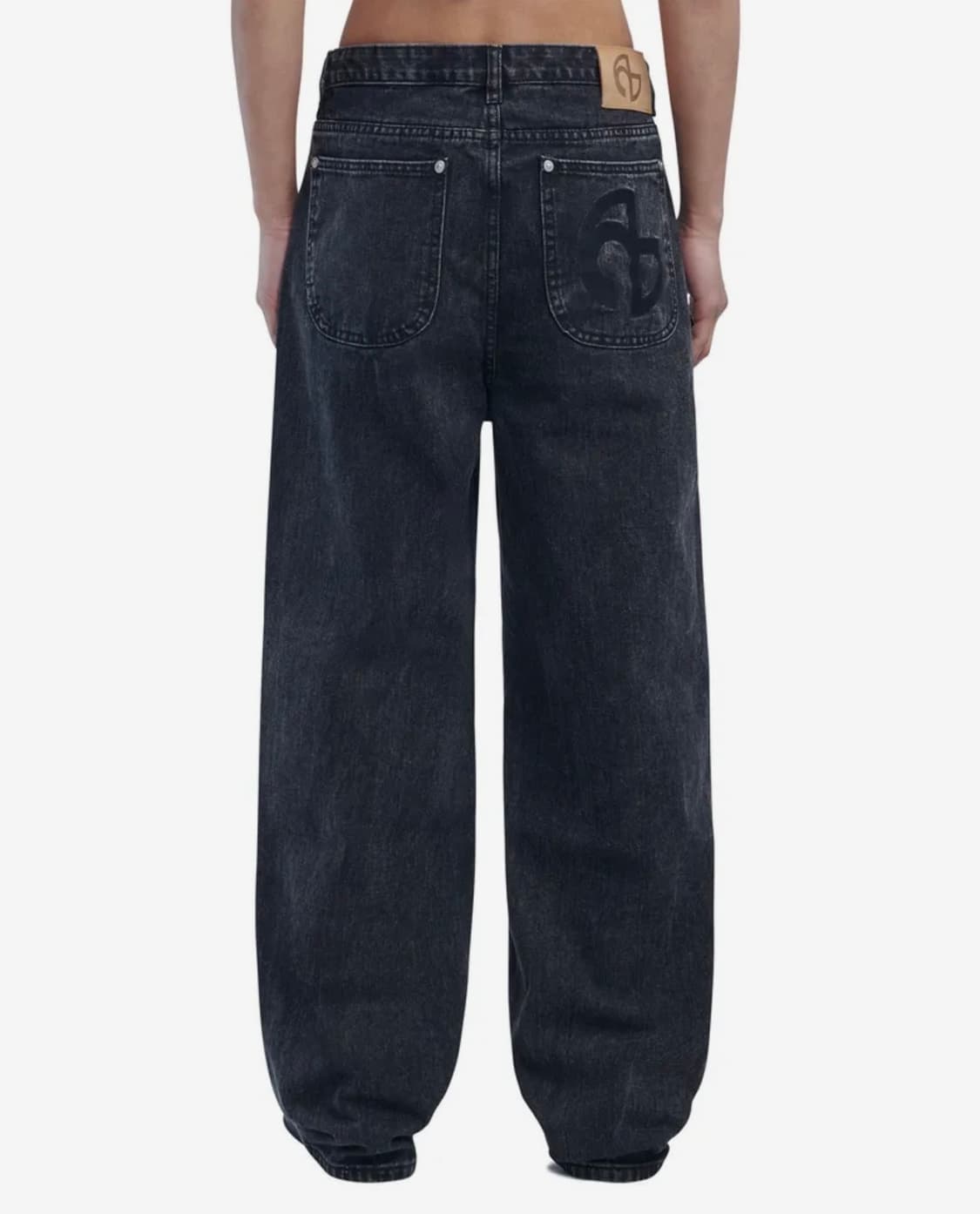 (NOMANUAL) 노매뉴얼 세미 와이드 데님 팬츠 (L,34) 상품이미지3