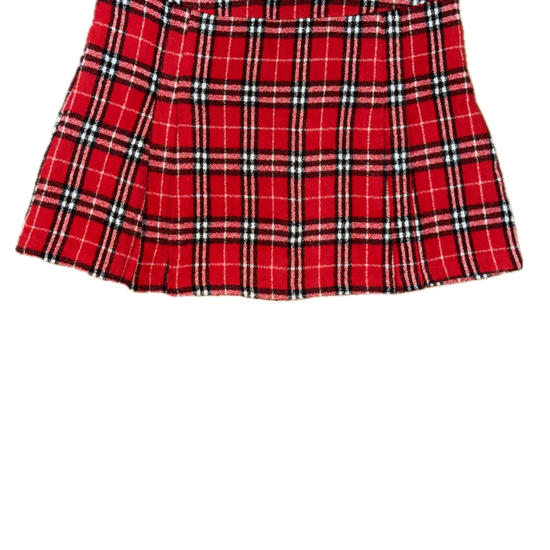 레드 체크 스커트 상품이미지2