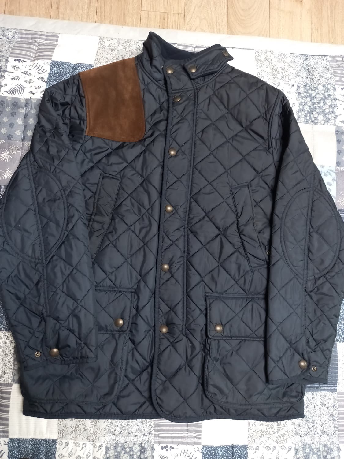 폴로 랄프로렌 네이비 퀼팅 패딩   L(실용105) 상품이미지1