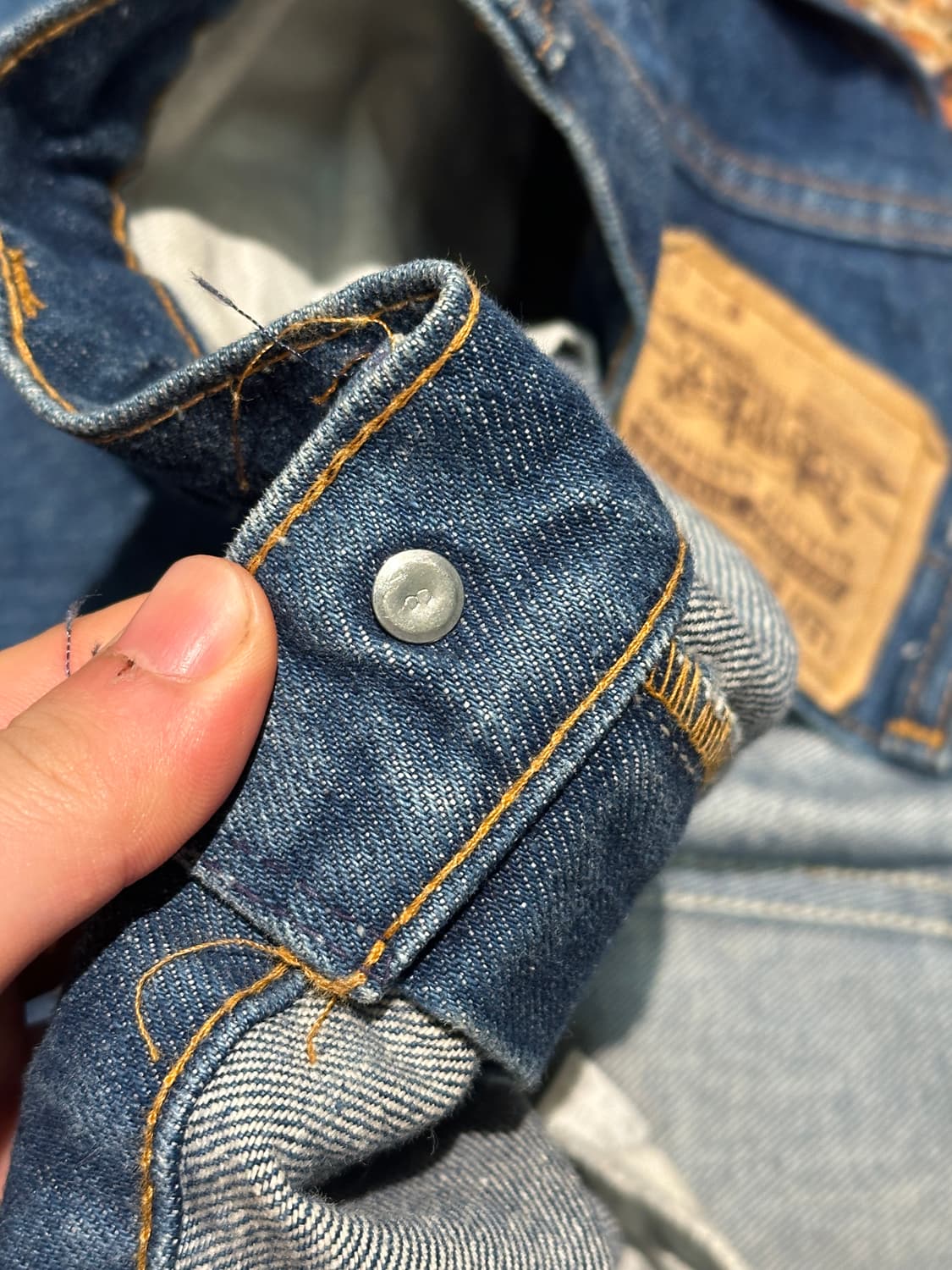 Ealry 80s USA Levis 517 Orange tab 상품이미지7