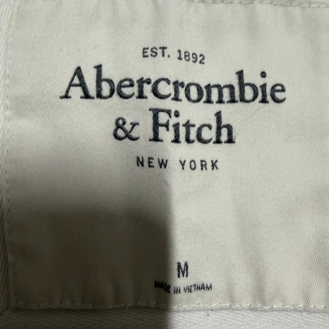 슬림핏 대장템 아베크롬비 화이트 후드집업 M 상품이미지3