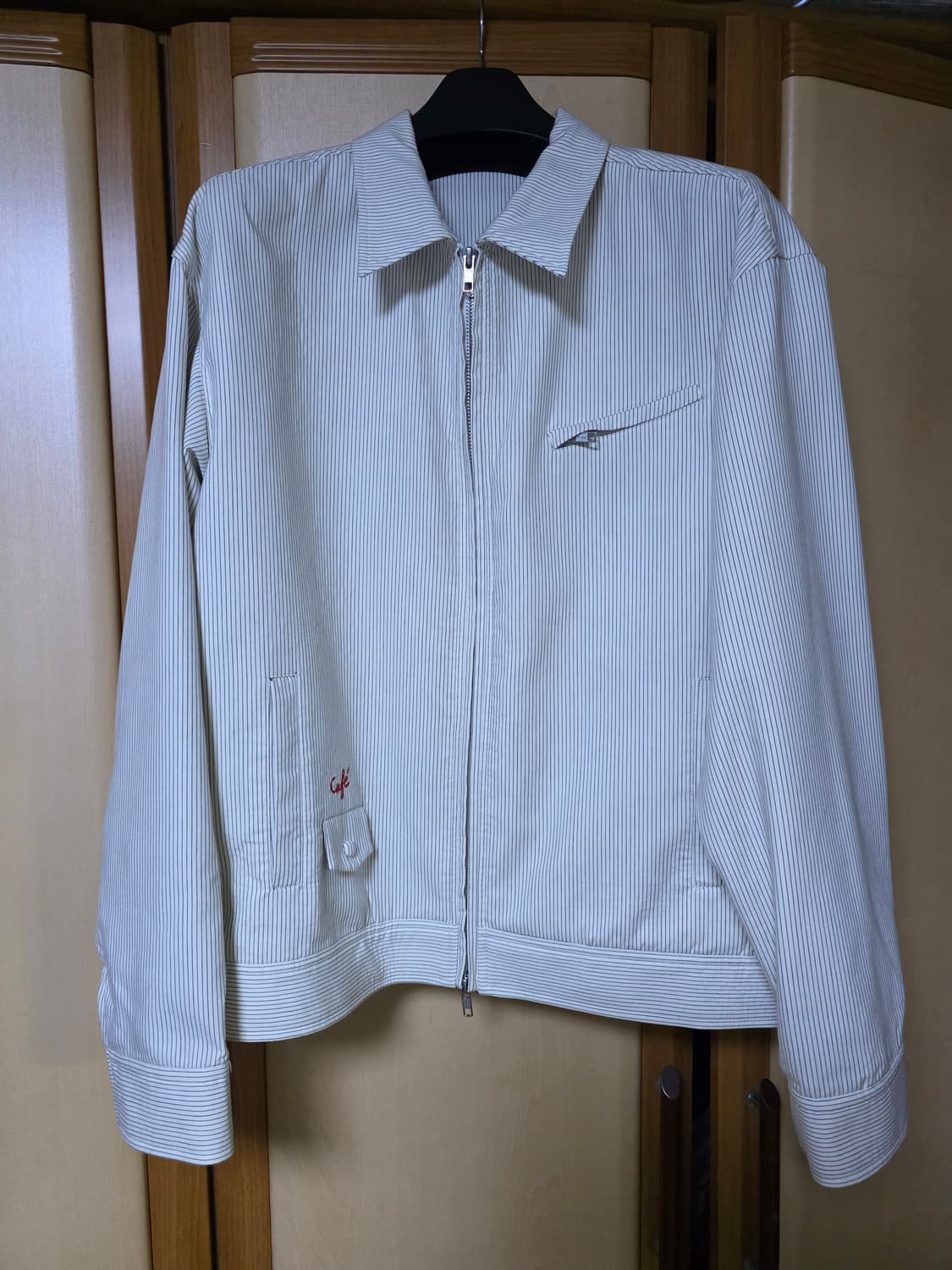 (L) Stu 스트라이프 아이보리 자켓 상품이미지2