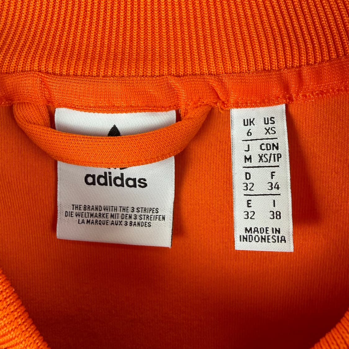 (무료배송)XS) 아디다스 슈퍼스타 트랙탑 져지 오렌지 상품이미지3