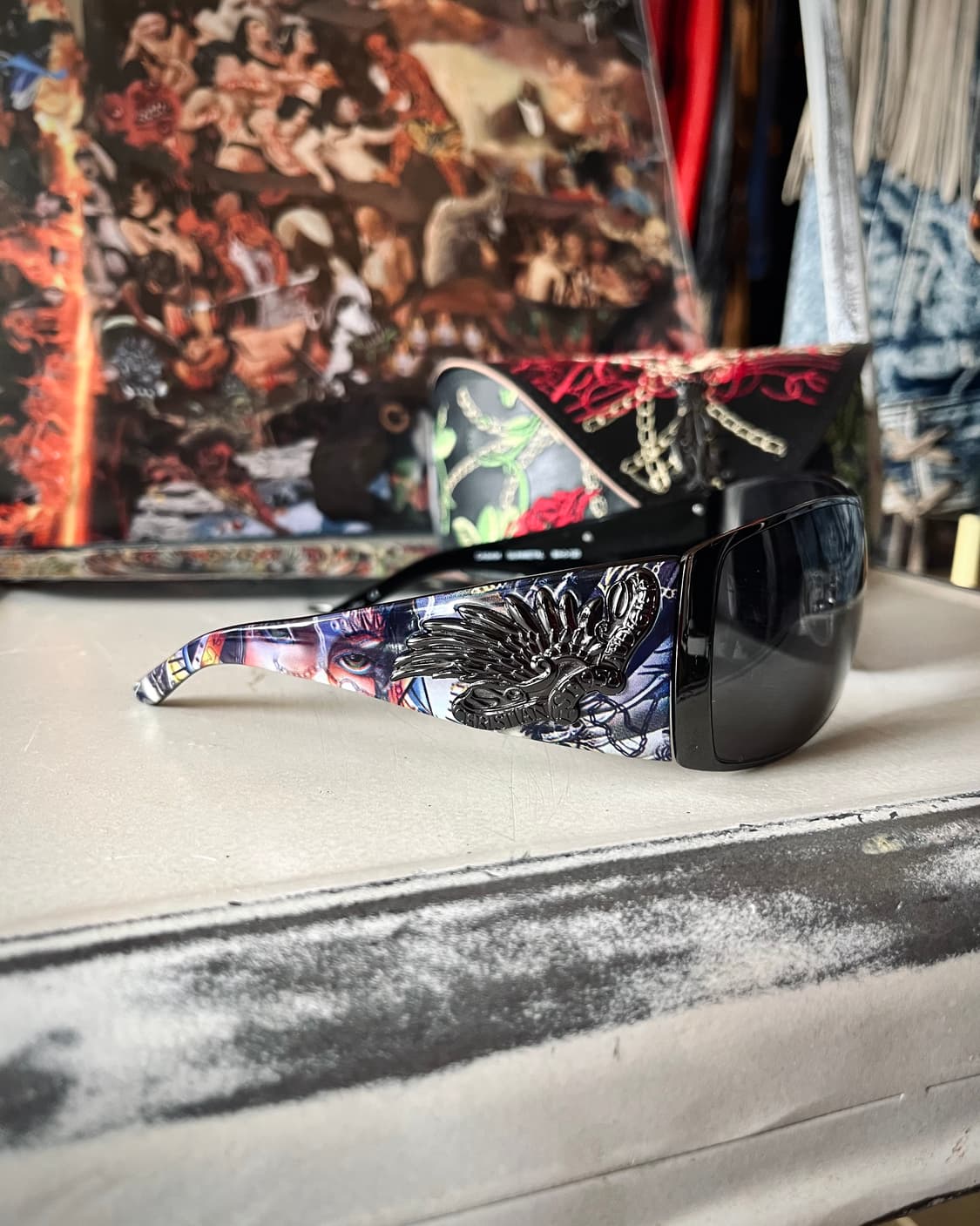 90s Christian Audigier Archive Sunglass 상품이미지7