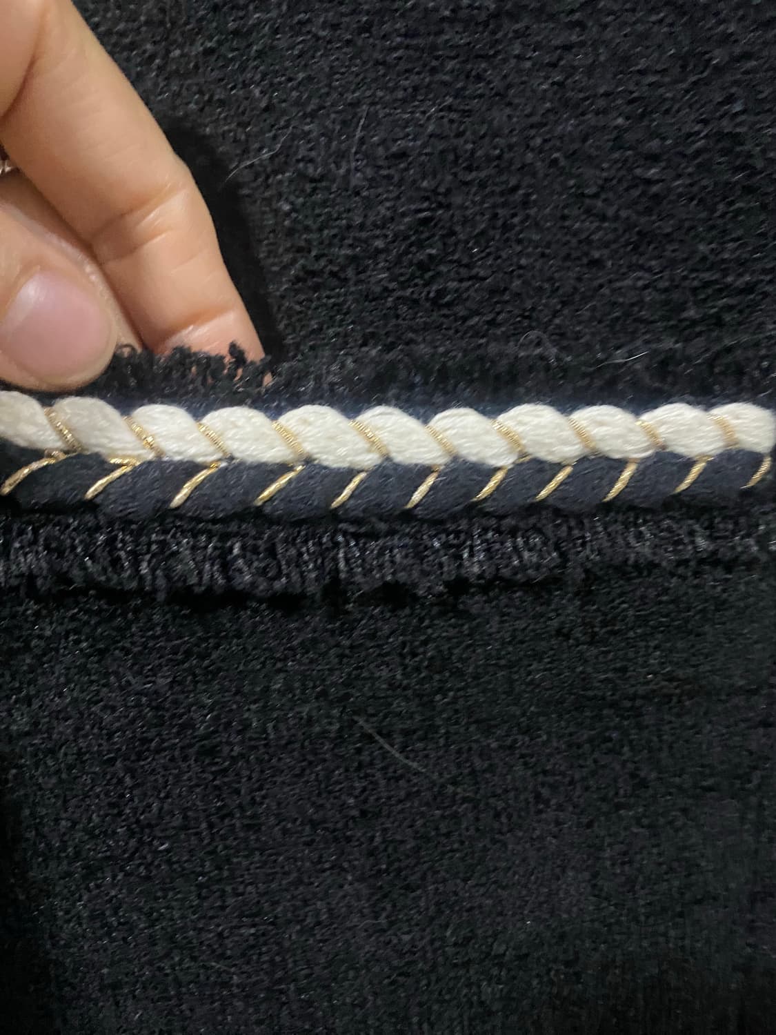 ENTER 블랙 트위드 자켓 상품이미지6