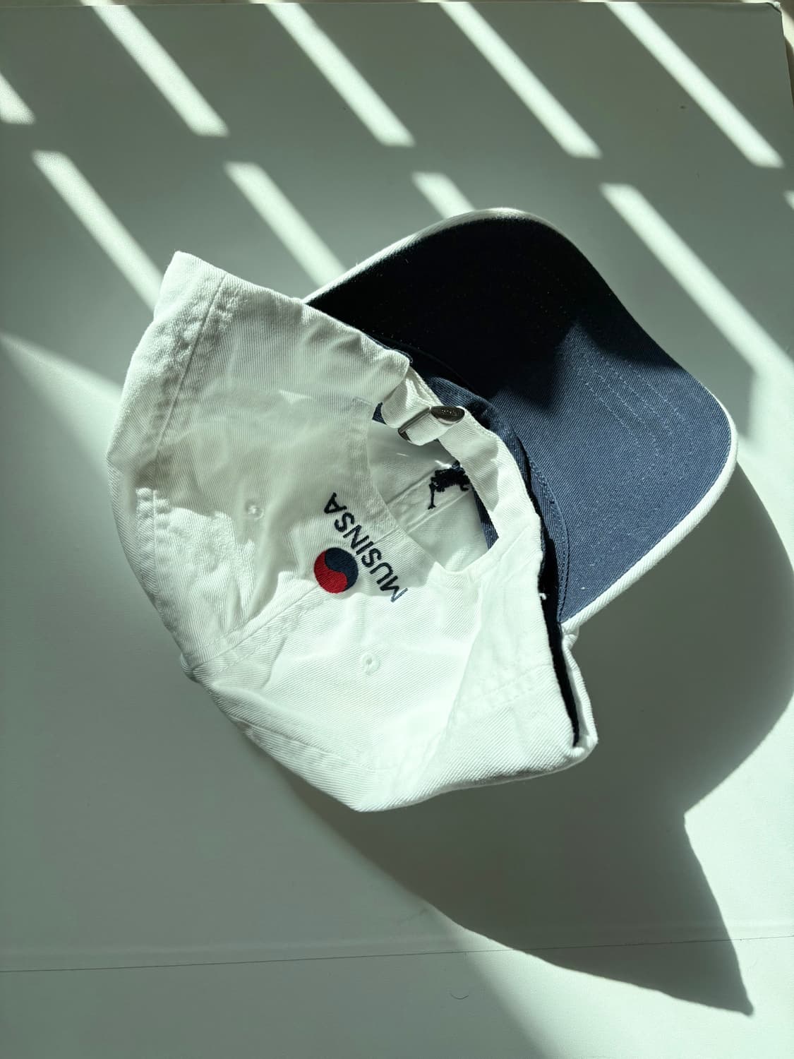 폴로 x 무신사 화이트 치노 볼캡 상품이미지2