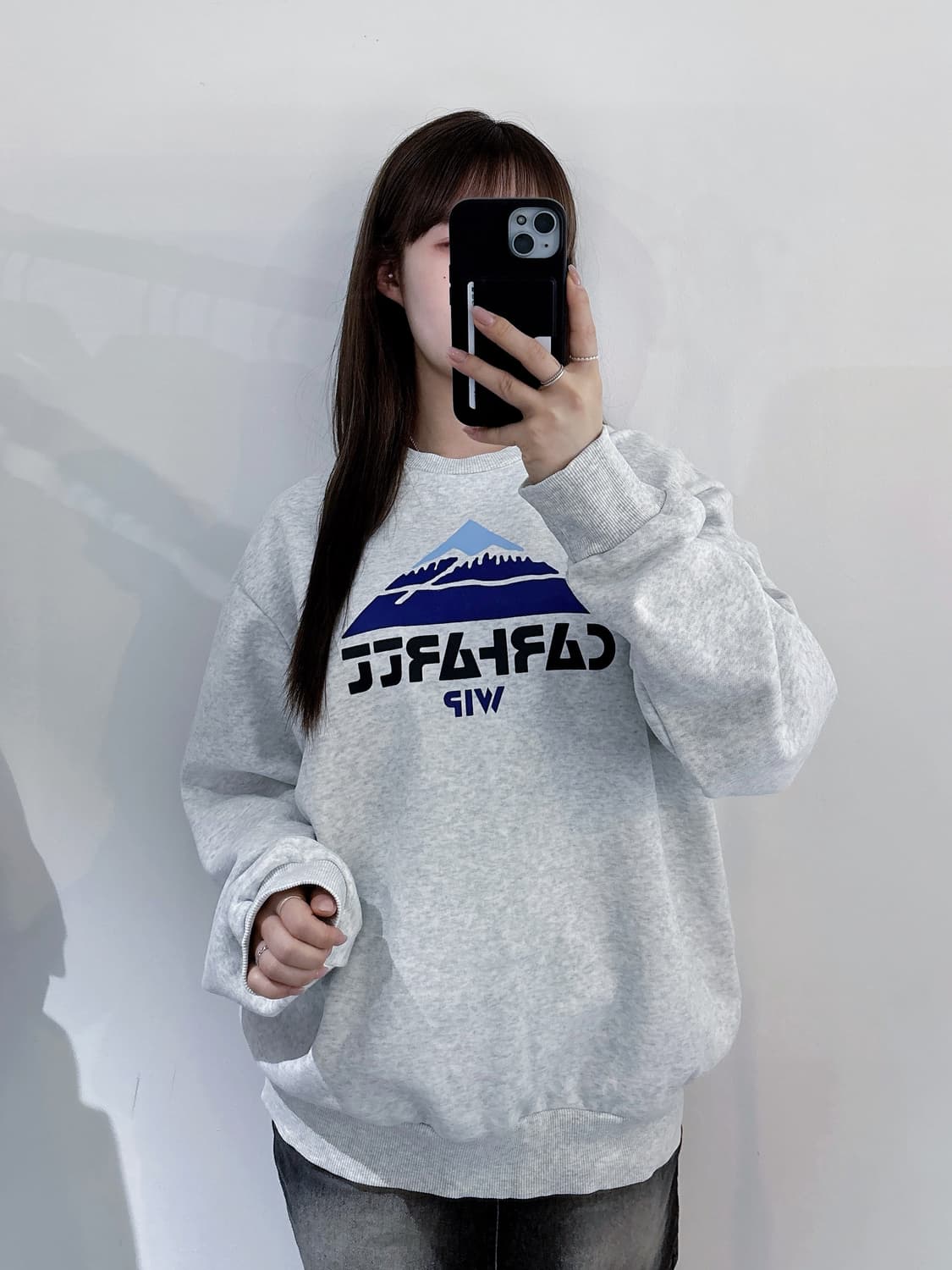 칼하트 wip 빅로고 맨투맨 상품이미지1