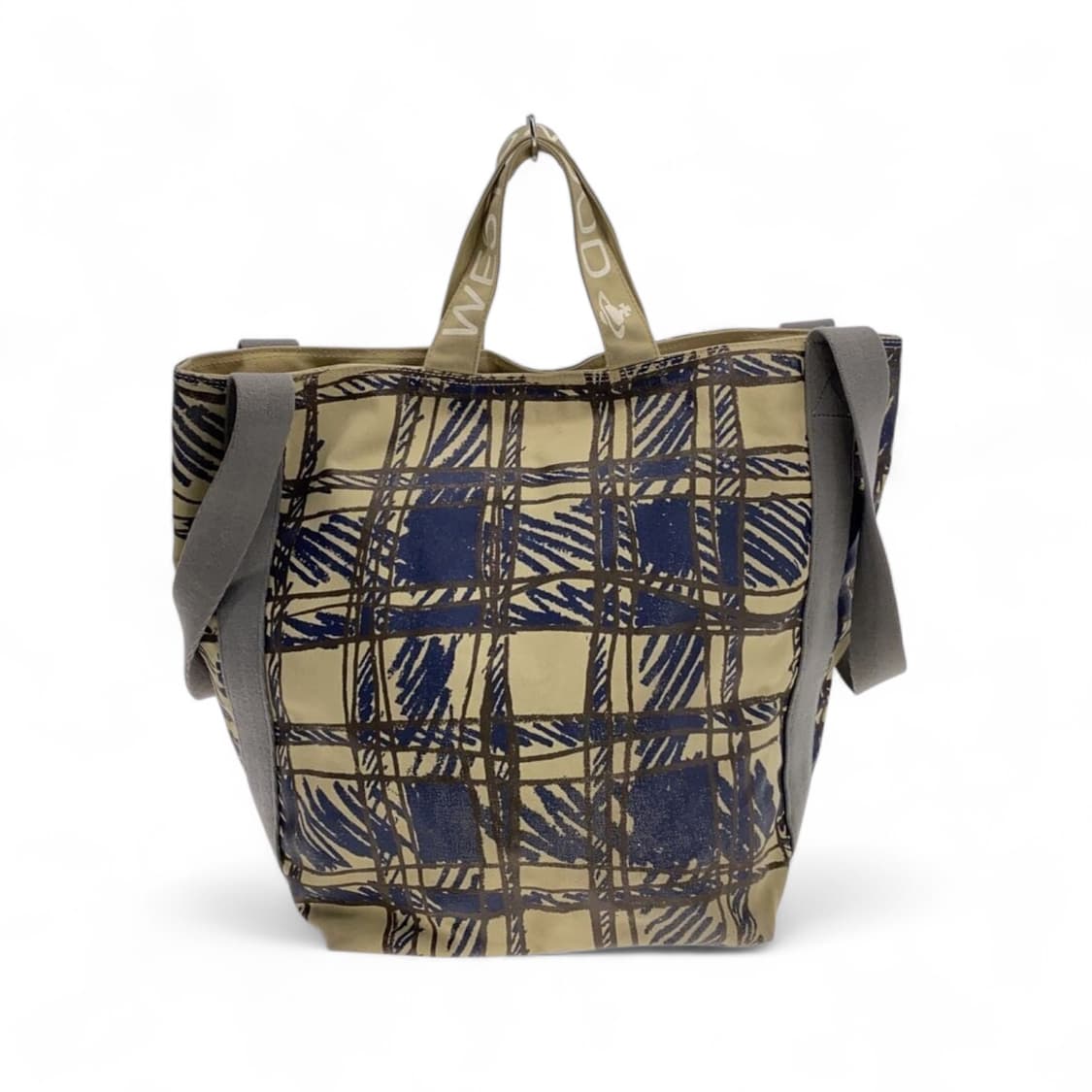 비비안 웨스트우드 캔버스 토트백 상품이미지1