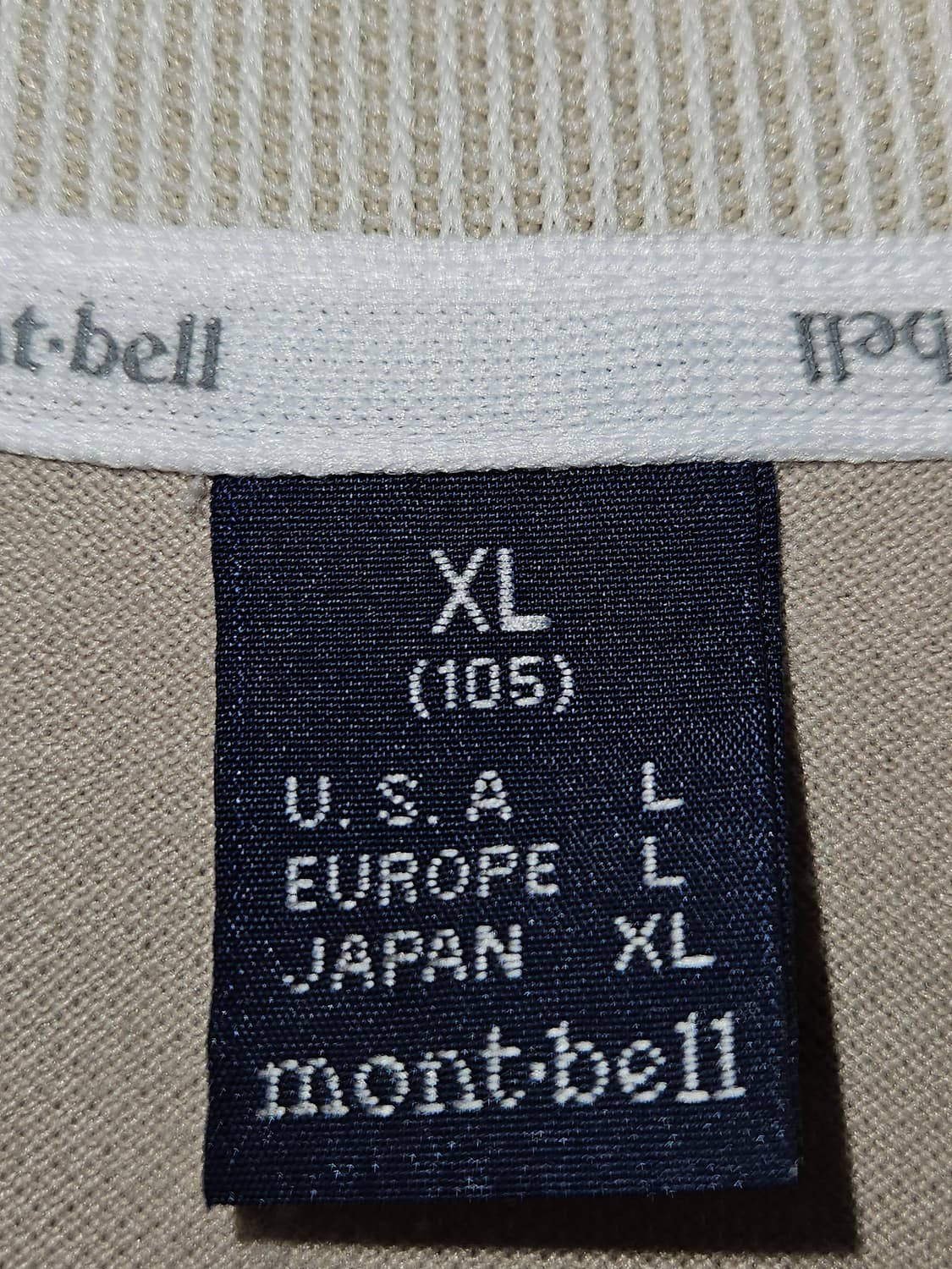 몽벨 montbell 폴로 반팔 카라티 피케티 pk 남성 XL 105 상품이미지3
