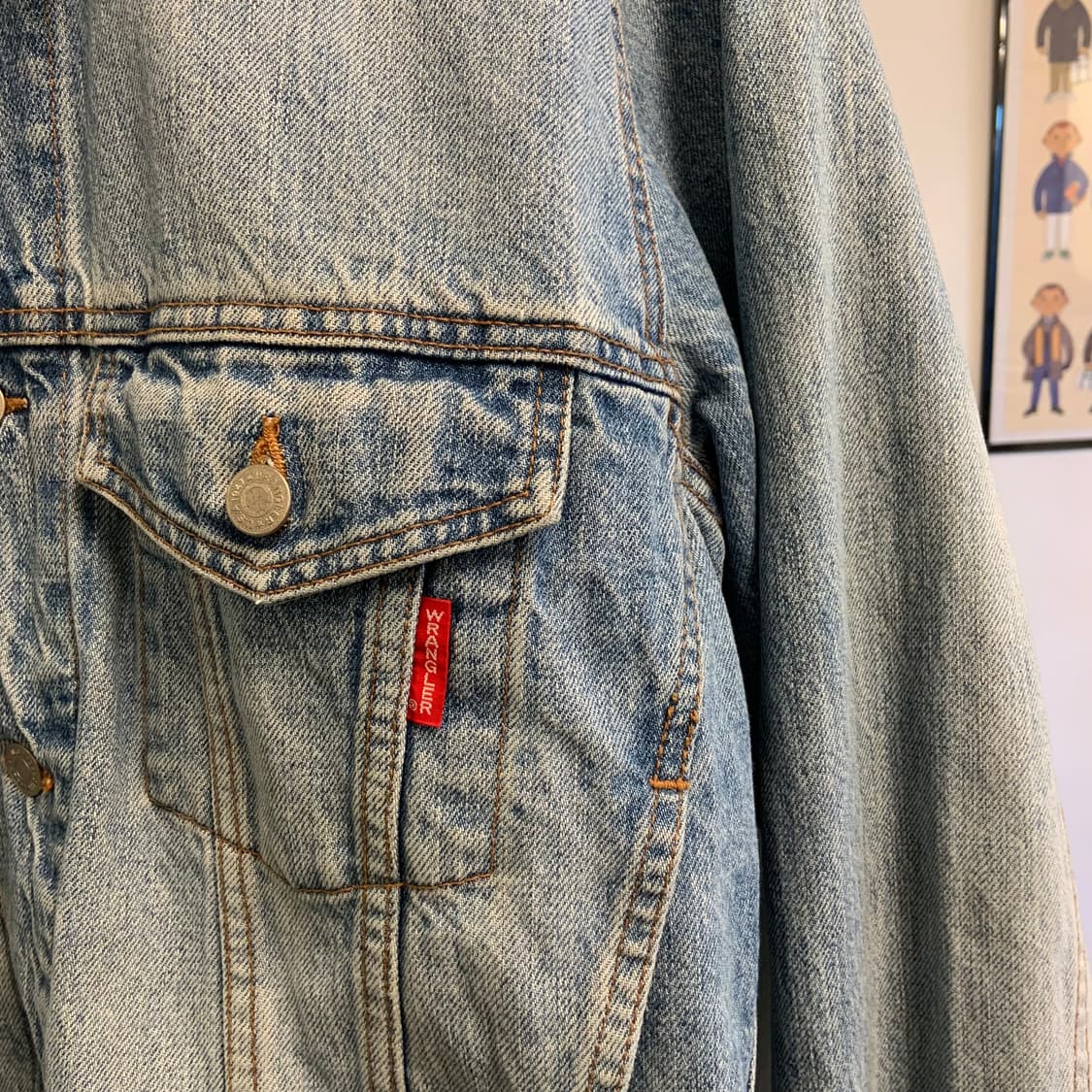 80s-90s USA 랭글러 데님트러커 상품이미지4