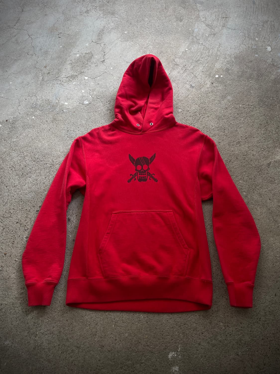 skull red hoody 상품이미지1