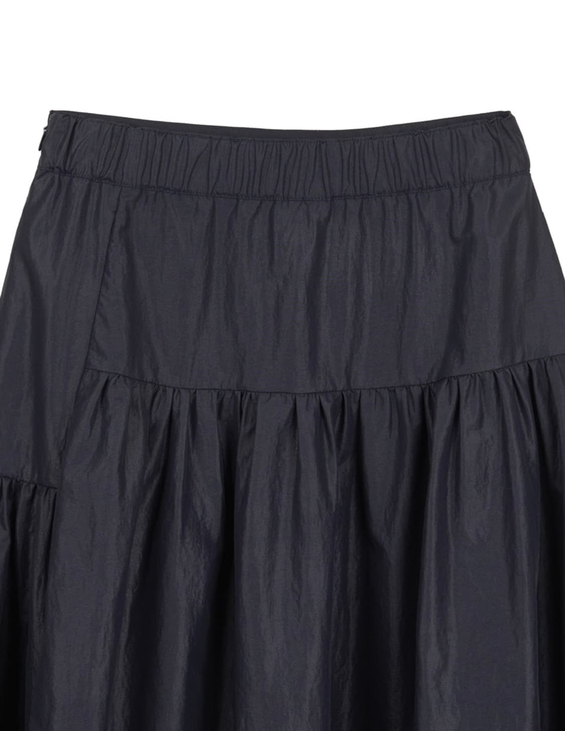 Cosmoss 코스모스 코티드 셔링 스커트 (블랙) s사이즈 상품이미지4