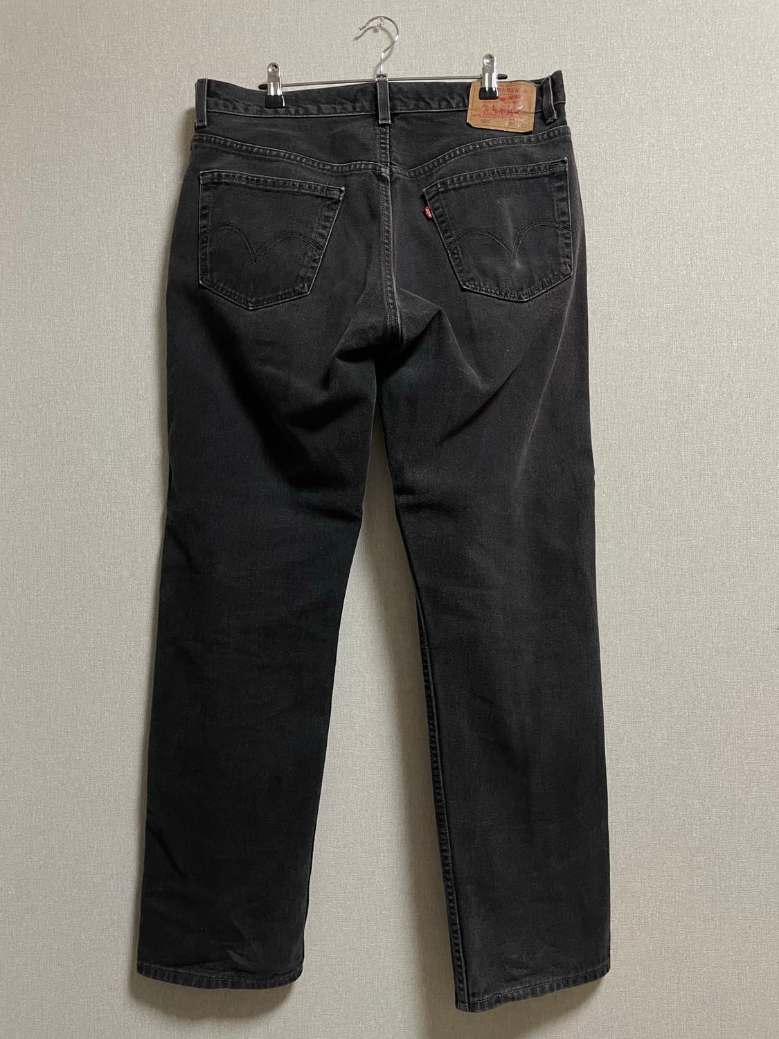 🇺🇸USA 90s 빈티지 리바이스 505 36x32 블랙 상품이미지2