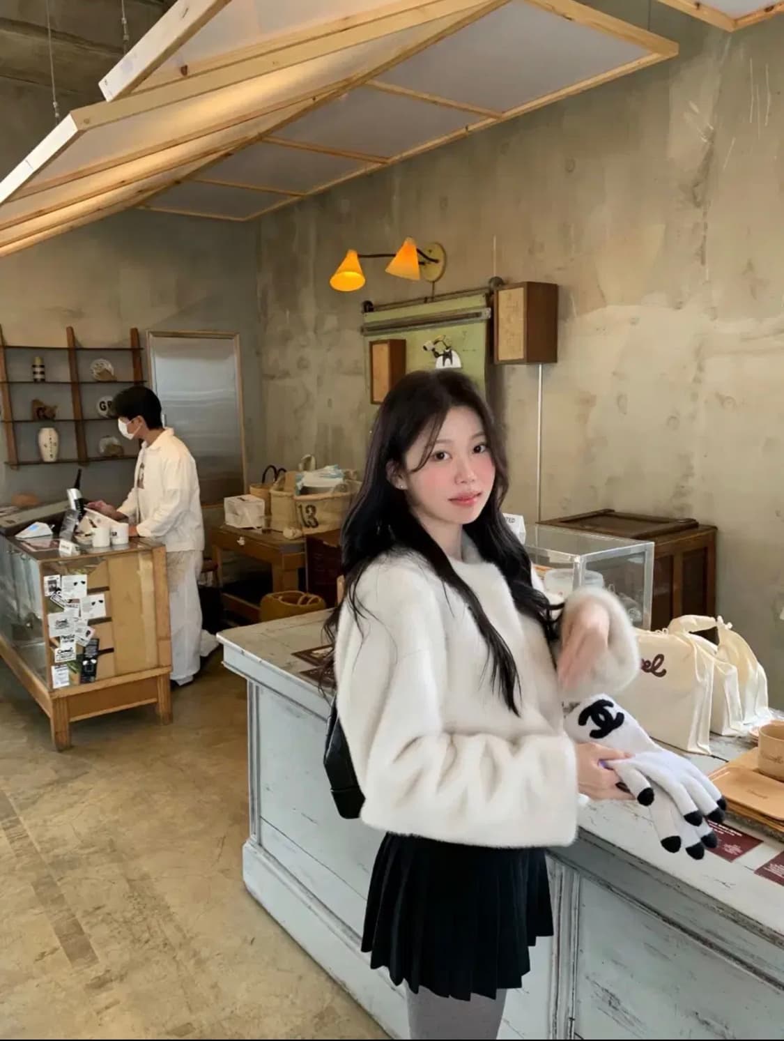 온트 홀리데이 퍼자켓 상품이미지1