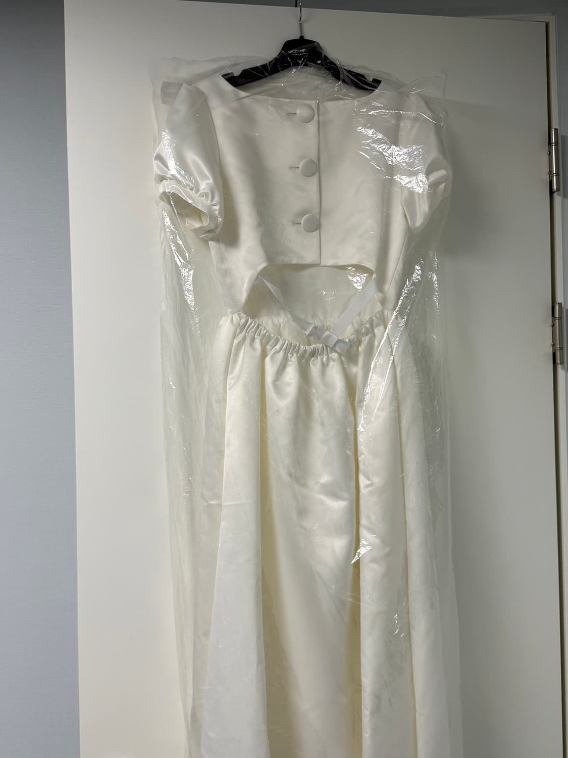 가니송 드레스 브라이덜 Bridal Back Open Dress_whit 상품이미지8