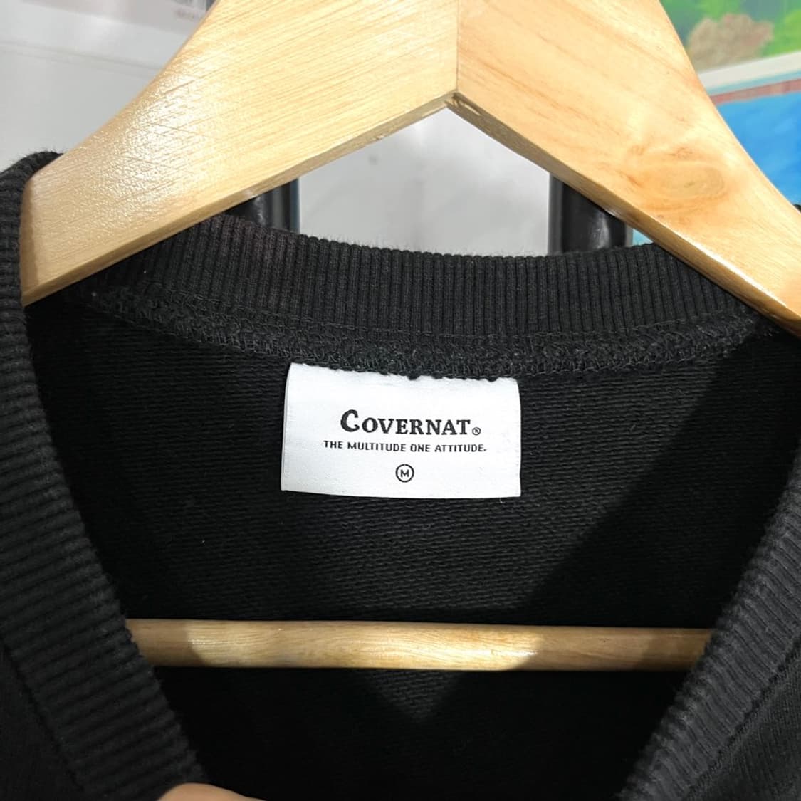 커버낫 자수로고 맨투맨 상품이미지5