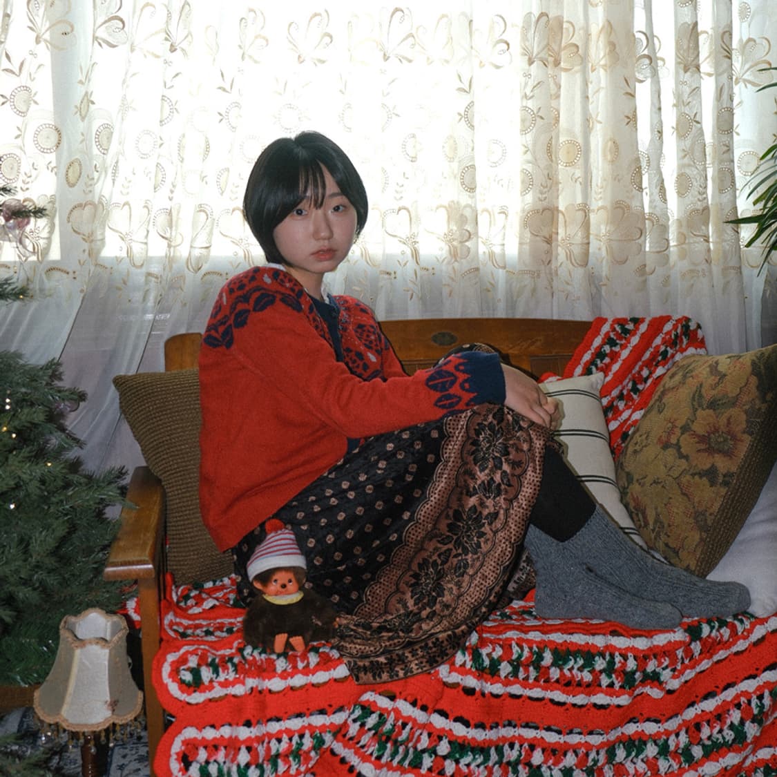 밤마을 잔꽃 스커트 상품이미지8