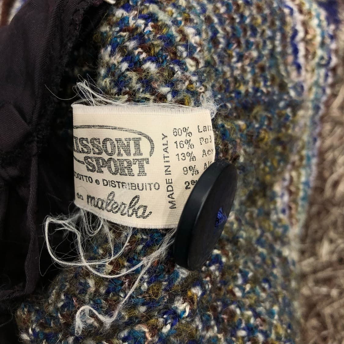 미쏘니 울 패턴 가디건 상품이미지6