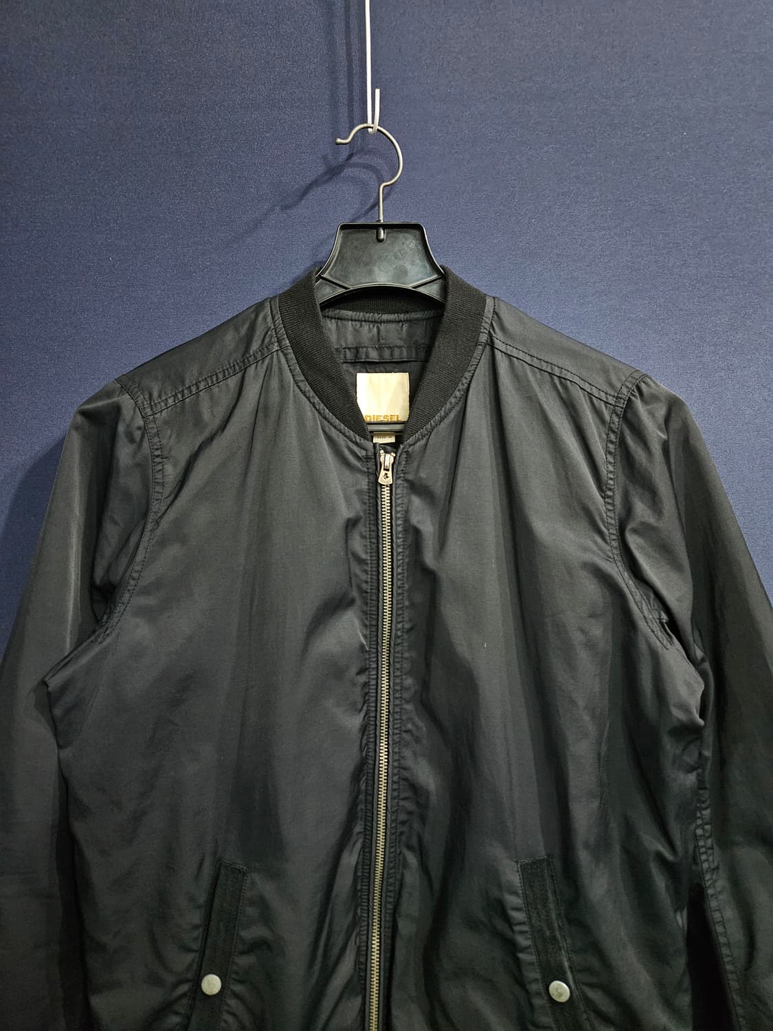 디젤 블랙 남성 95 항공점퍼 자켓  상품이미지7
